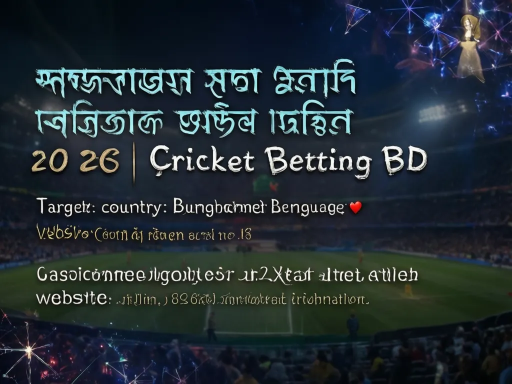 ২০২৬ সালের সেরা নতুন ক্রিকেট বেটিং সাইট বাংলাদেশ